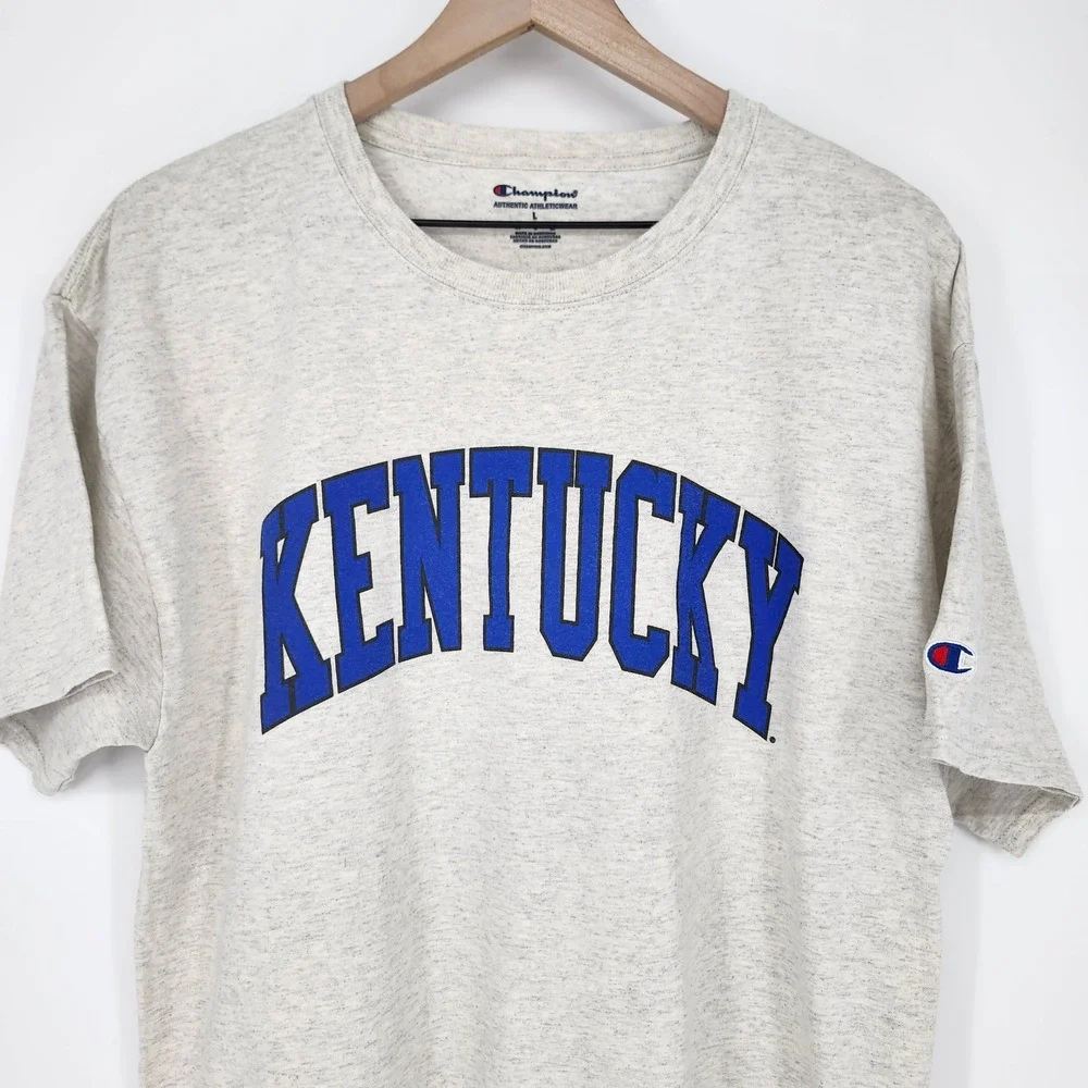 Champion Kentucky Wildcats Spellout T Shirt Mens Large Gray Sporty‎ Game Day - Picture 3 of 7